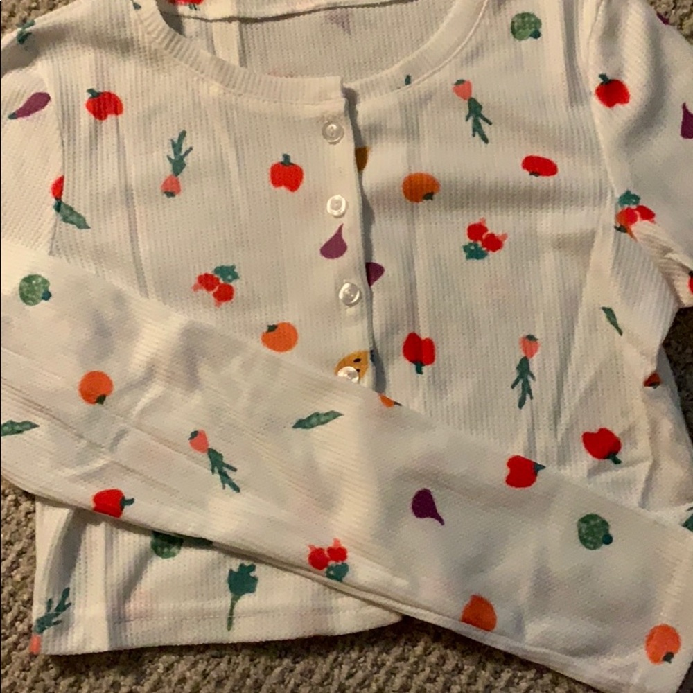 WILL RE-STOCK🔥y2k crop fruit pattern cardigan - Picture 9 of 10